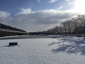 美術館雪景色