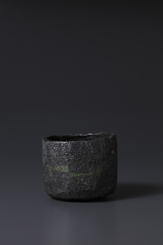 焼貫黒樂茶碗　巌　2014年