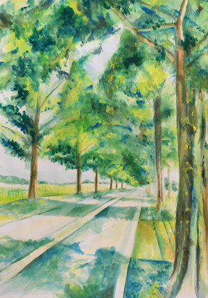 小学校高学年の部 大賞《メタセコイア並木》