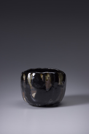 黒樂茶碗《杏花村》　2008